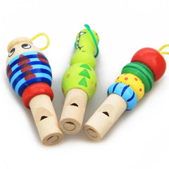 Infant Whistling Toy Wooden Random Color Toys