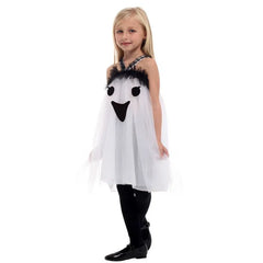 Girls Hell Devil Fiend Cosplay Kids Children Halloween Ghost Scary Costume