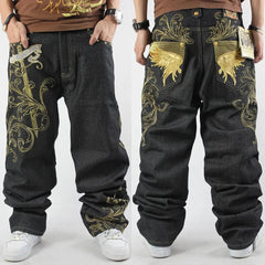 Mens Jeans Top Limited Loose Hip Hop Jeans