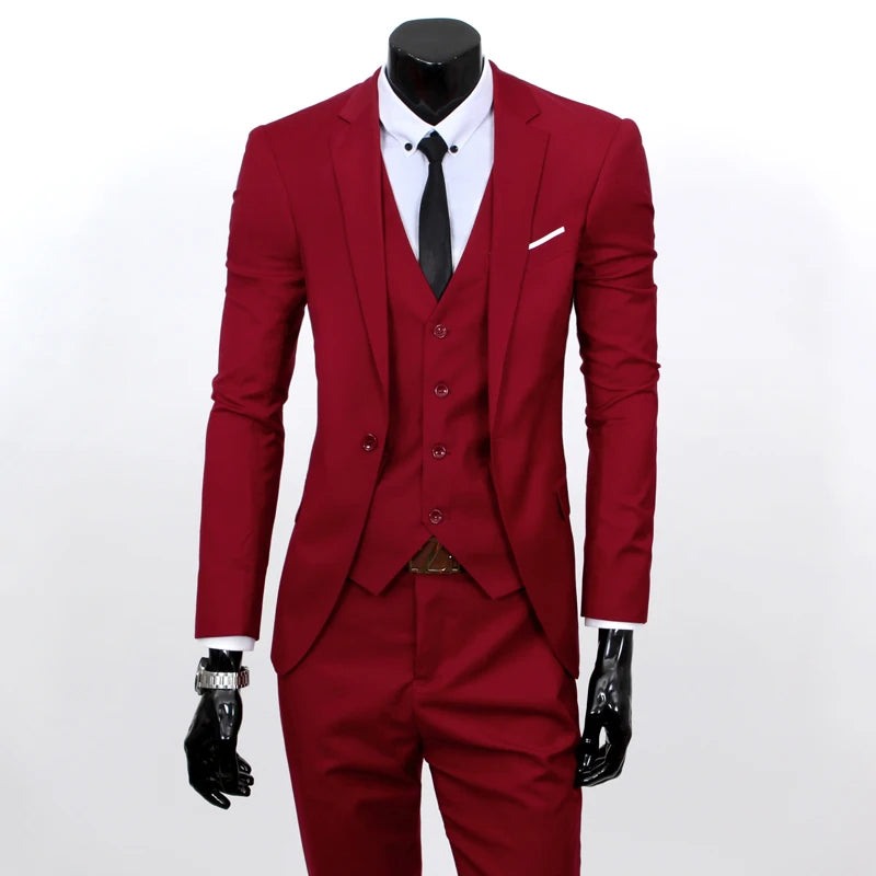 Men Suit Jacket Formal Dress