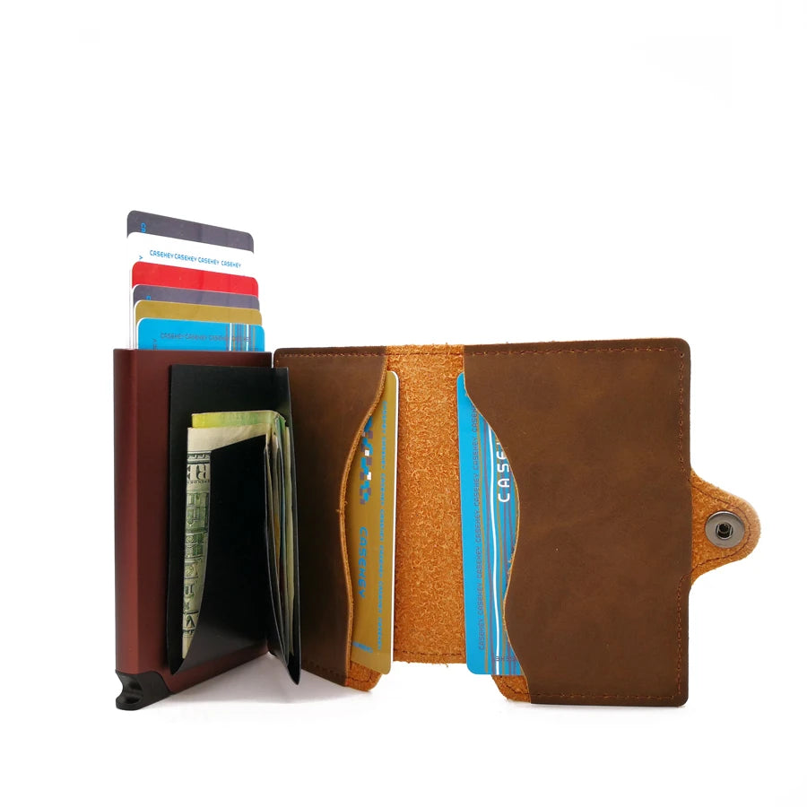 RFID Business Credit Card Holder Wallet Slim Coin Purse