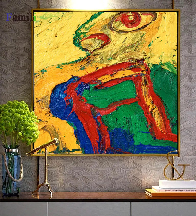 Abstract Europe Vintage Printing Canvas Paintings Posters and Prints Home Wall Art