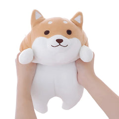 Cute Fat Shiba Inu Dog Plush Toy Stuffed Soft Kawaii Animal Cartoon Pillow Lovely Gift for Kids Baby Children Good Quality