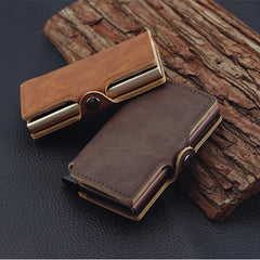 RFID Business Credit Card Holder Wallet Slim Coin Purse