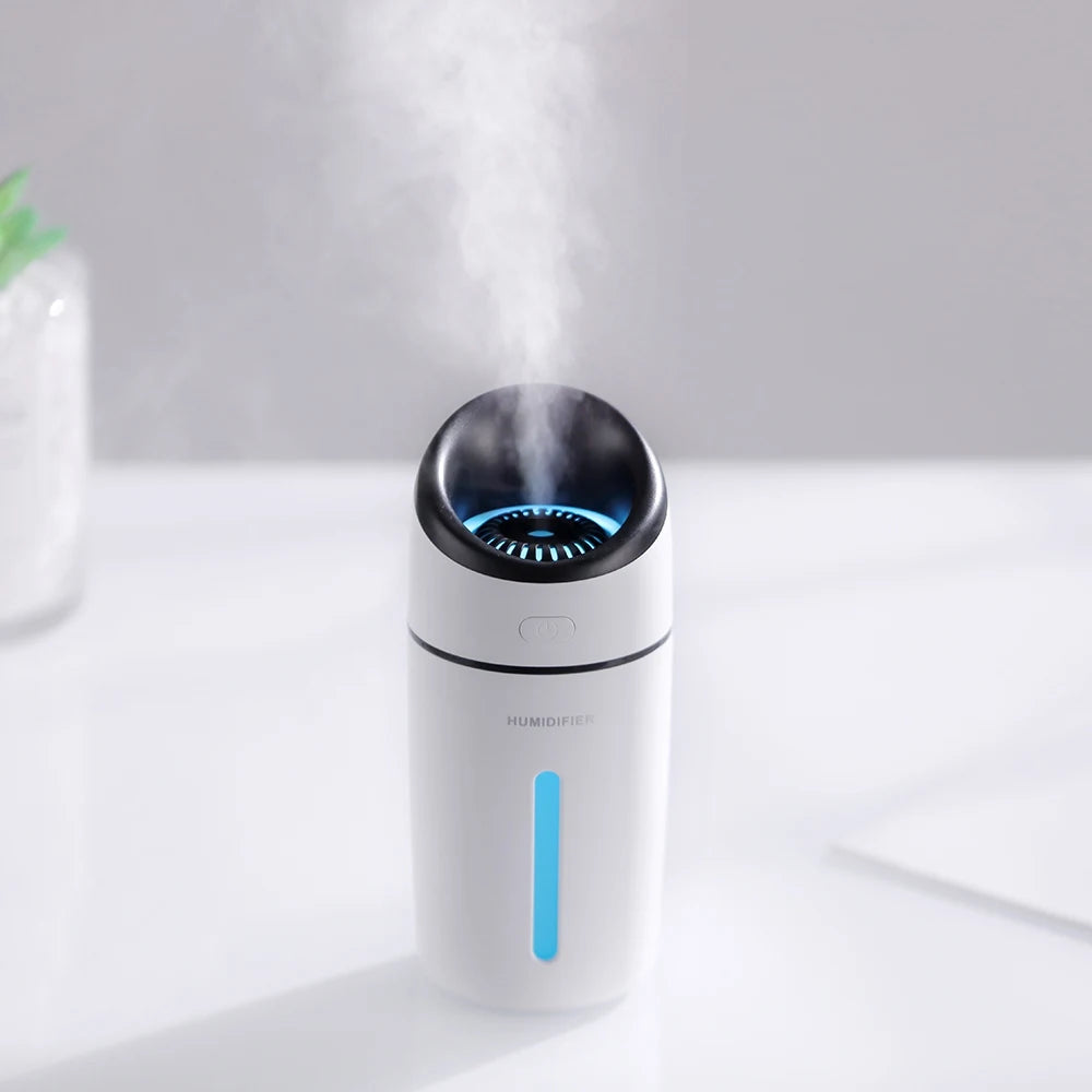 Portable Mini USB Air Humidifier Aromatherapy Car Diffuser Mist Maker Fogger with LED Lamp for Home Auto Fragrance Air Purifier