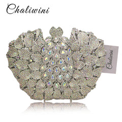 HandBag Toiletny Designer Rewark metal Clutches Wedding With Chain Lady Party Purse Women bag