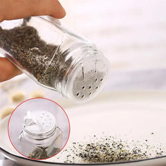 Glass Spice Salt Pepper Shakers Seasoning Jar Can Barbecue Condiment Jar Bottles