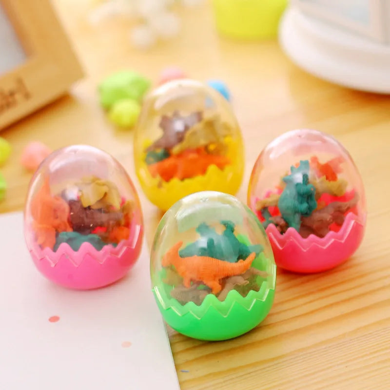 Dinosaur Egg Pencil Rubber Eraser For Kids Gift Korean Stationery