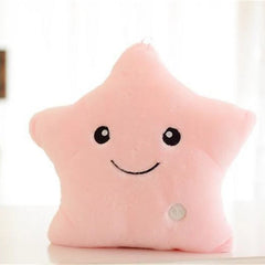 Creative Toy Luminous Pillow Soft Stuffed Plush Glowing Colorful Stars Cushion