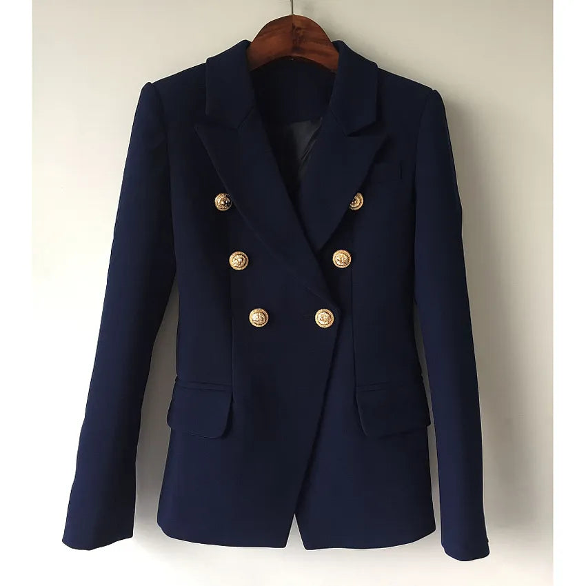 HIGH QUALITY New Fashion Runway Star Style Jacket Women's Blazer Outerwear