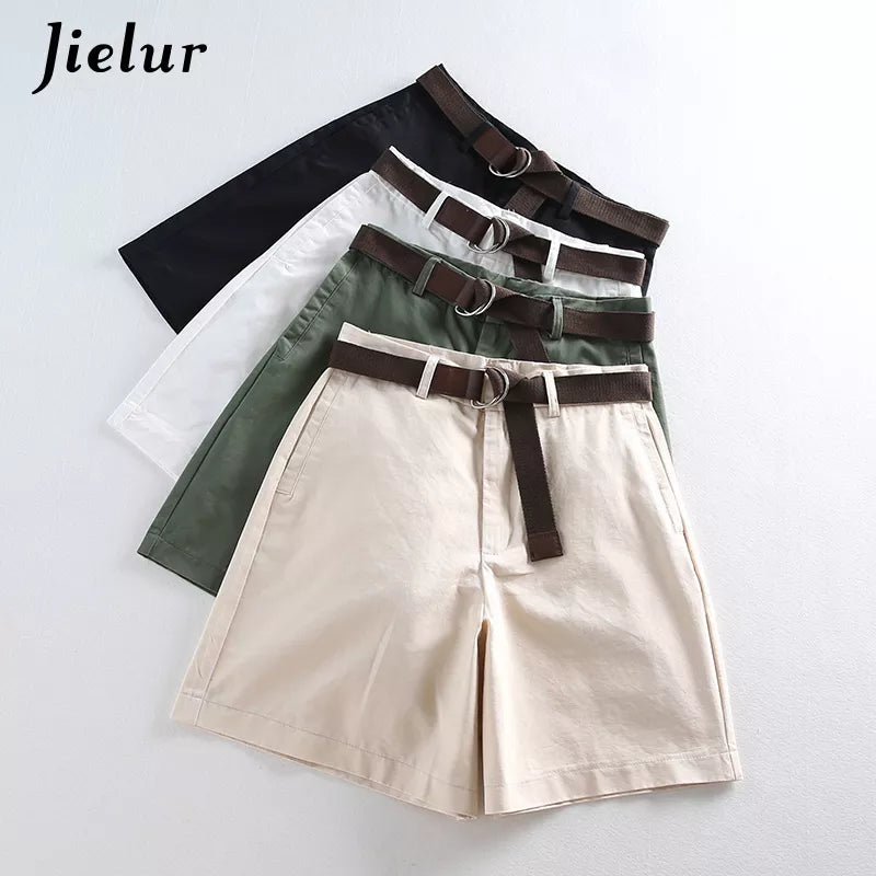 Jielur Summer Leisure Thin Shorts for Women