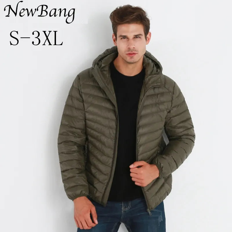 Men Portable Windproof Warm Coat