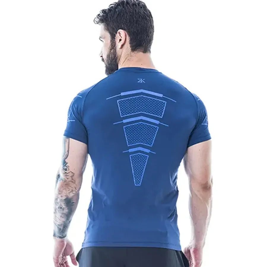 Men Compression Skinny T-shirt Gym Fitness Bodybuilding Shirt