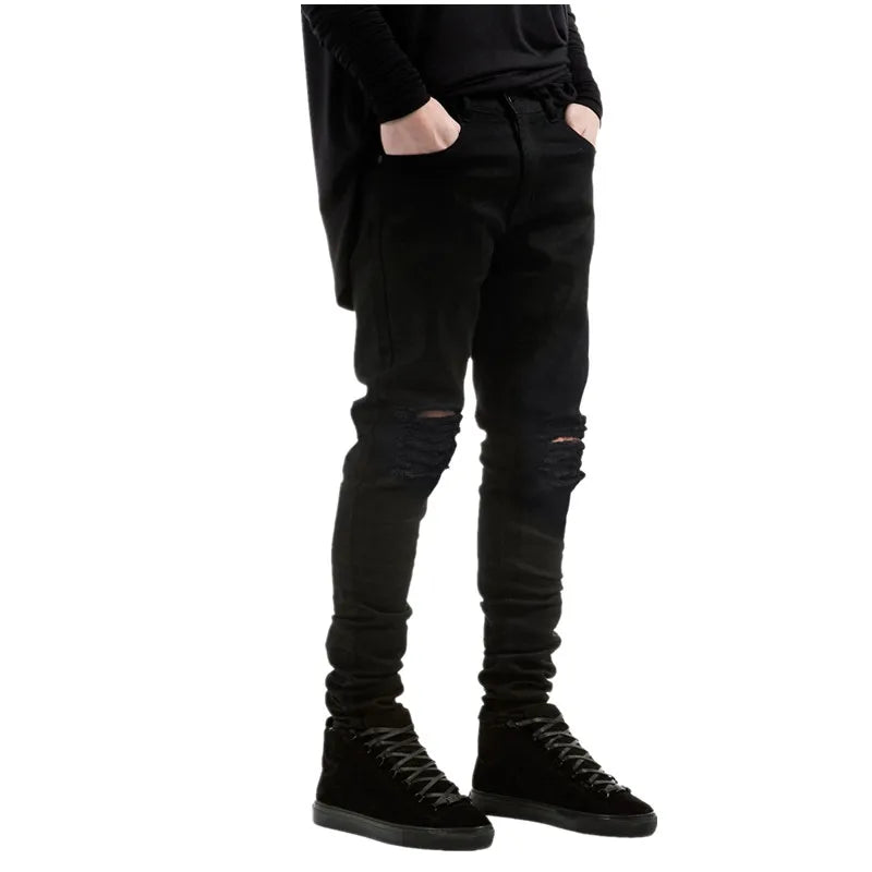 Men Black Jeans