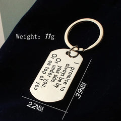 Birthday Gift For Girlfriend Funny Letter Keychain Boyfriend Gift Valentines Day Present