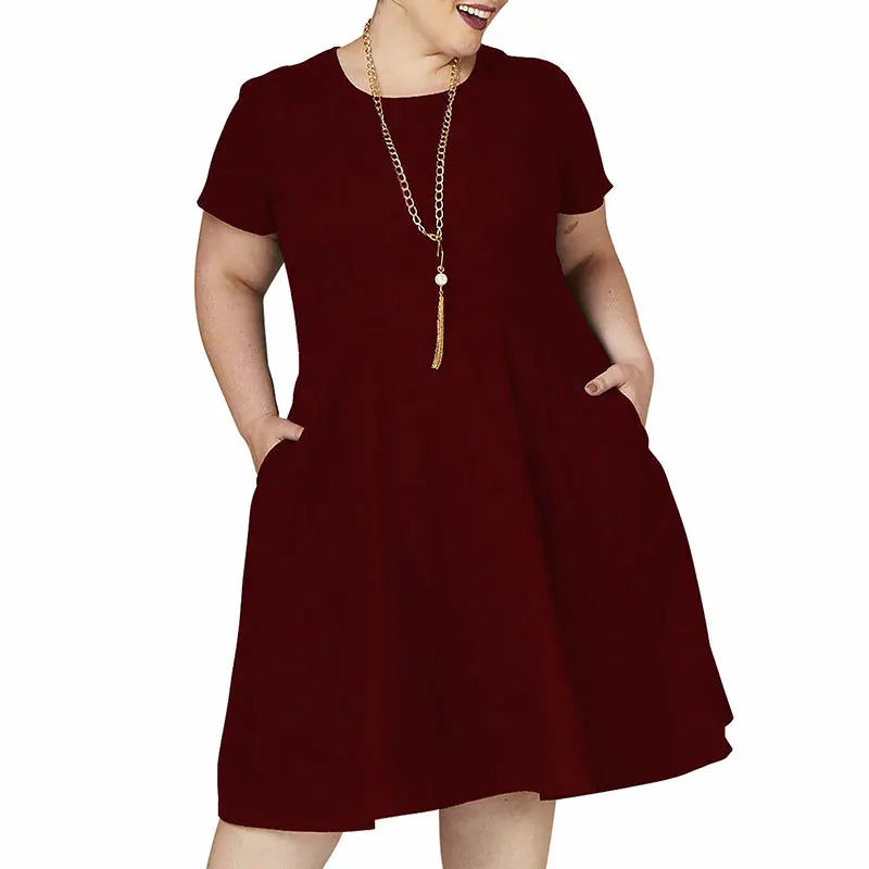 Summer Fat MOM Woman dress