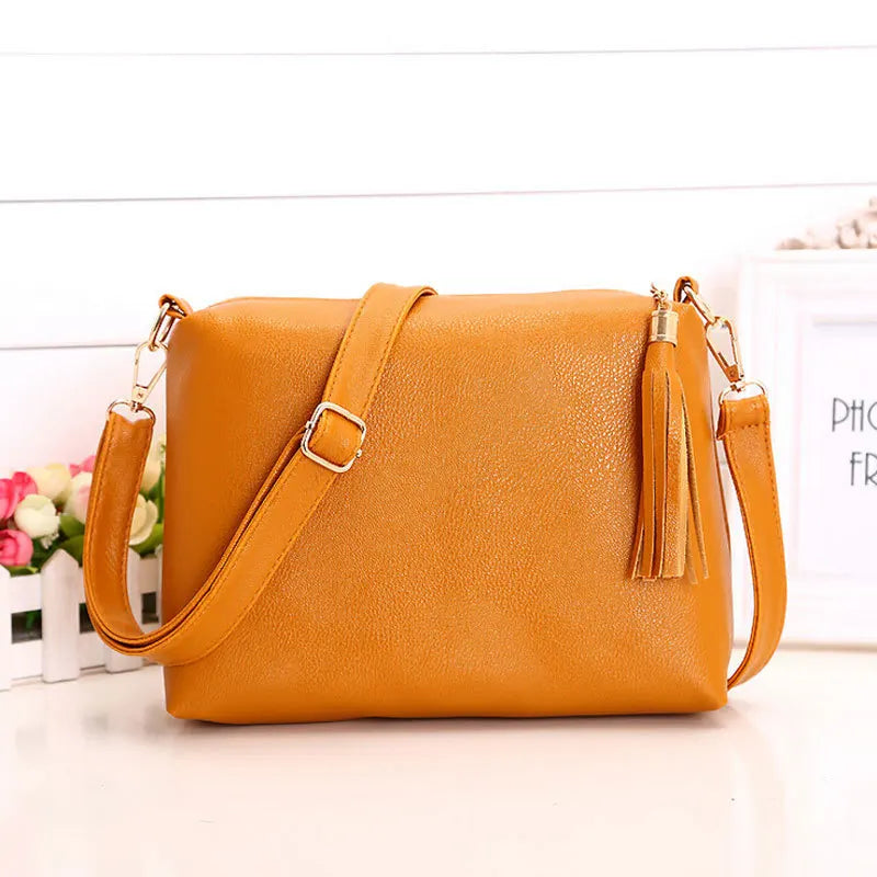 Fashion brand designer women bag soft leather fringe crossbody bag shoulder women messenger bags