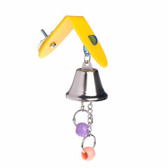 Parrot Bell Toys Birds Chewing Hanging Swing Cage Toy Bite Accessories Parakeet Beads Cockatiel Play Toy Pet Bird Supplies