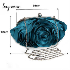 Evening Bag Flower Bride Bag Purse full dress Party handbag Wedding Clutch Women Evening Purse