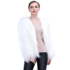 Faux Fur LED Light Coat