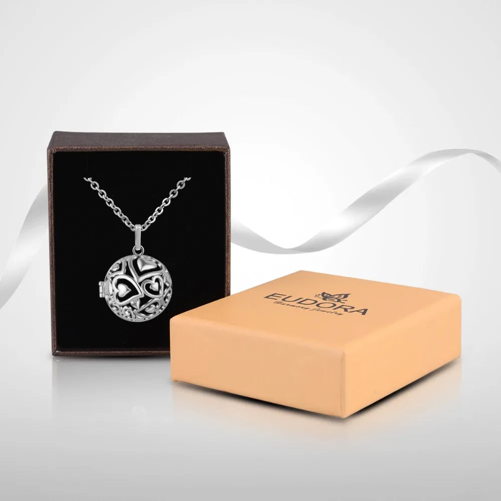 Harmony Ball Pendant Necklace Heart Round Locket