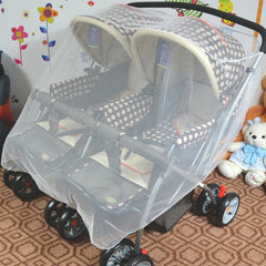 Twins Baby Stroller Pushchair Mosquito Net