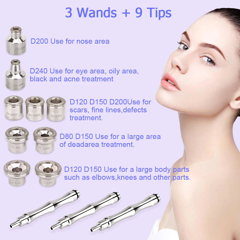 Water Spray Vacuum Suction Exfoliation Facial Massage