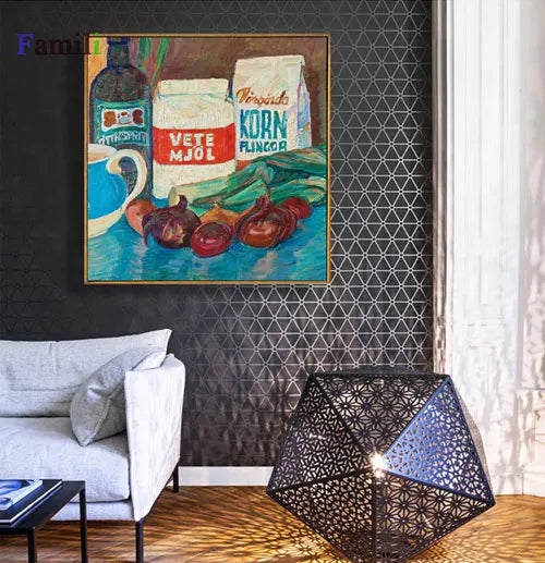 Abstract Europe Vintage Printing Canvas Paintings Posters and Prints Home Wall Art