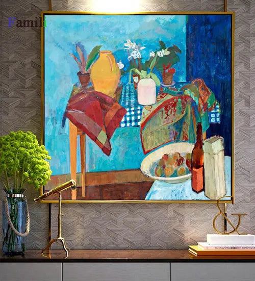 Abstract Europe Vintage Printing Canvas Paintings Posters and Prints Home Wall Art