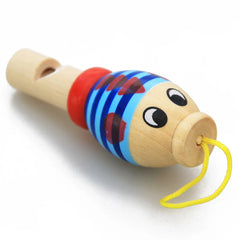 Infant Whistling Toy Wooden Random Color Toys