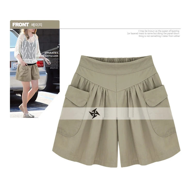 Summer Womens Casual Shorts Comfortable Breathable Shorts