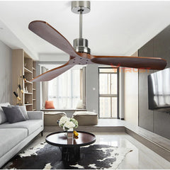 Wooden Ceiling Fans with Remote Control Nordic Simple Home Fining Room Ceiling Fan