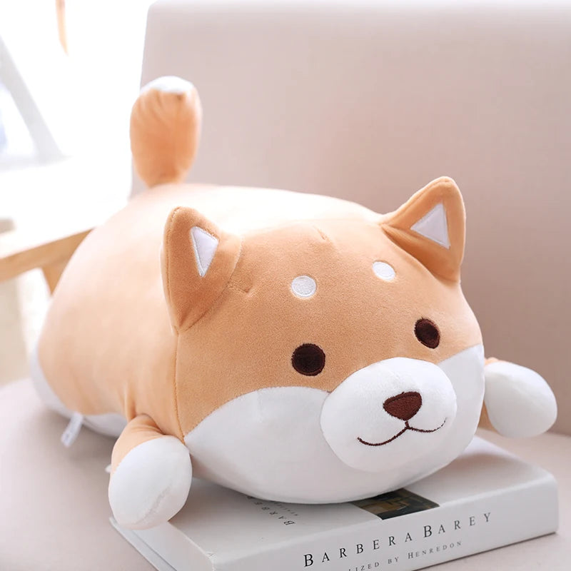 Cute Fat Shiba Inu Dog Plush Toy Stuffed Soft Kawaii Animal Cartoon Pillow Lovely Gift for Kids Baby Children Good Quality