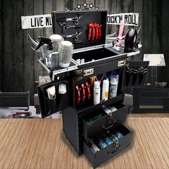 Makeup Toolbox,Multi-layer Beauty Tattoo Salons Trolley Suitcase