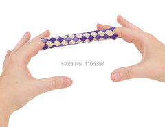 Free ship 24x fun practical Chinese finger traps magic trick joke gag toys