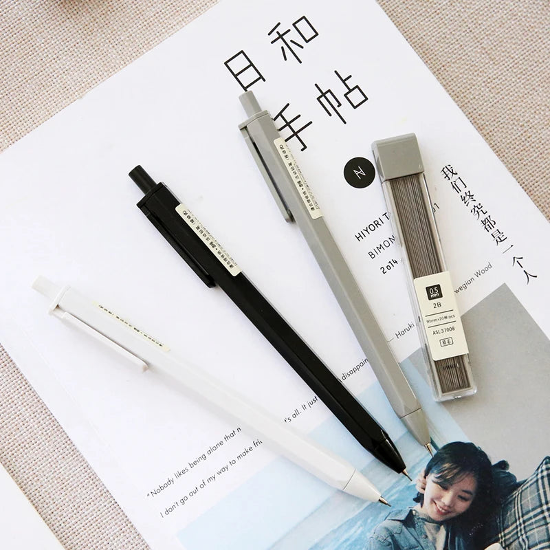 1pcs 0.5mm 0.7mm Simple STYLE Automatic Pencil