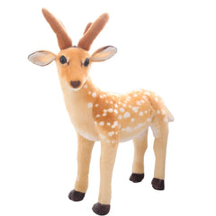Stuffed Plush Animal Deer Toy Kids Doll Teaching Prop Toy Children's Birthday Gift Simulation Sika Deer Plush Toy