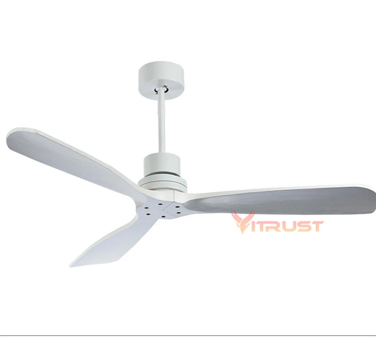 Wooden Ceiling Fans with Remote Control Nordic Simple Home Fining Room Ceiling Fan