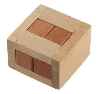 Classic Wooden Puzzle Mind Brain Teasers Burr Interlocking Puzzles Game Toys for Adults Children