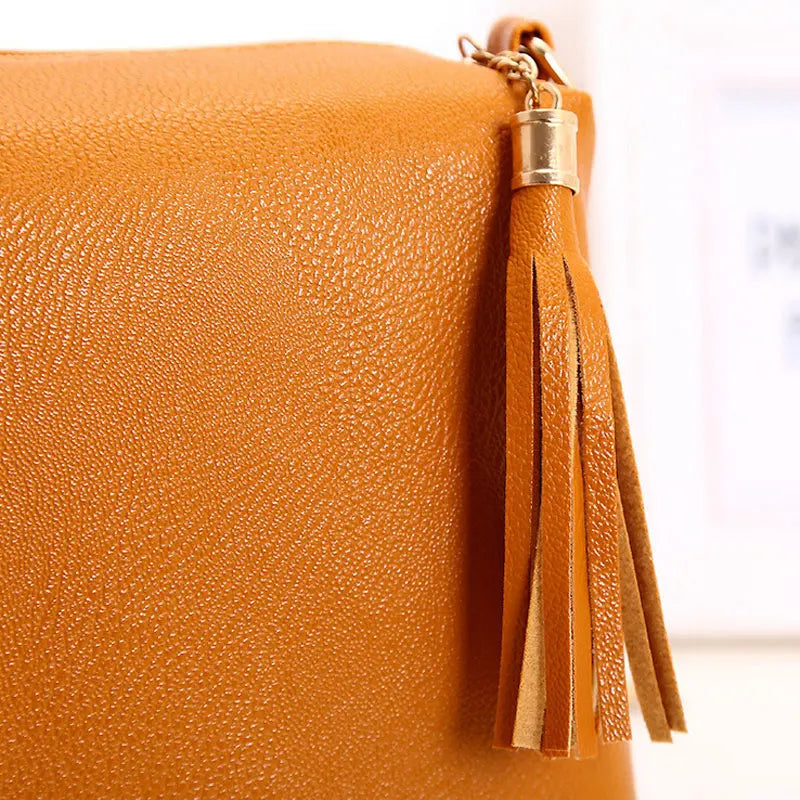 Fashion brand designer women bag soft leather fringe crossbody bag shoulder women messenger bags