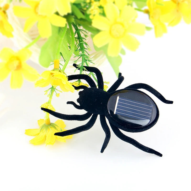 Solar Energy Powered Spider Cockroach Power Robot Bug Grasshopper Educational Gadget Toy