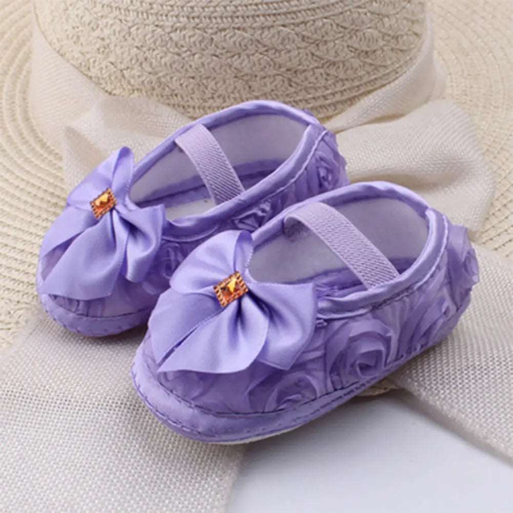 2018 Brand New Newborn Infants Toddler Baby Girl Soft Crib Shoes