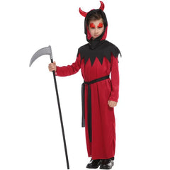 Kids Boys Ghost Red Devil Costume Easter Christmas Carnival Halloween