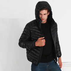 Men Portable Windproof Warm Coat