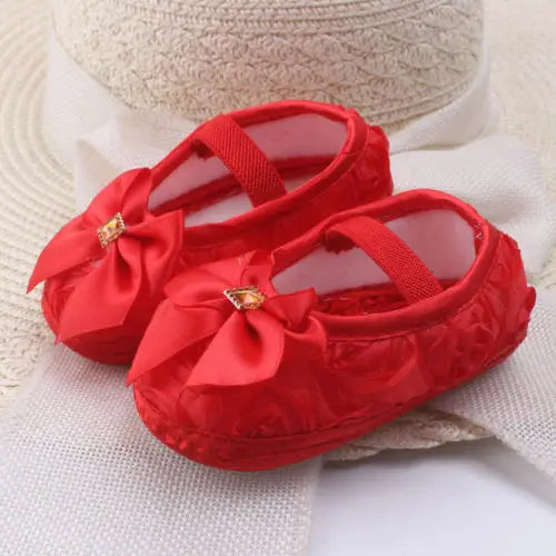 Brand New Newborn Infants Toddler Baby Girl Soft Crib Shoes