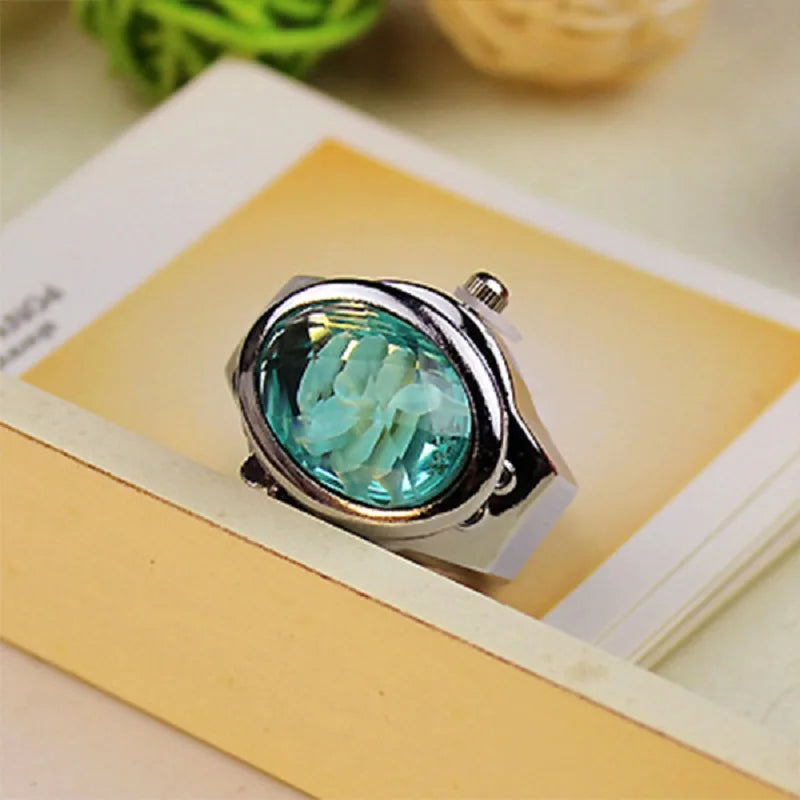 Adjustable Rings Quartz Watches Gifts For Women Ring