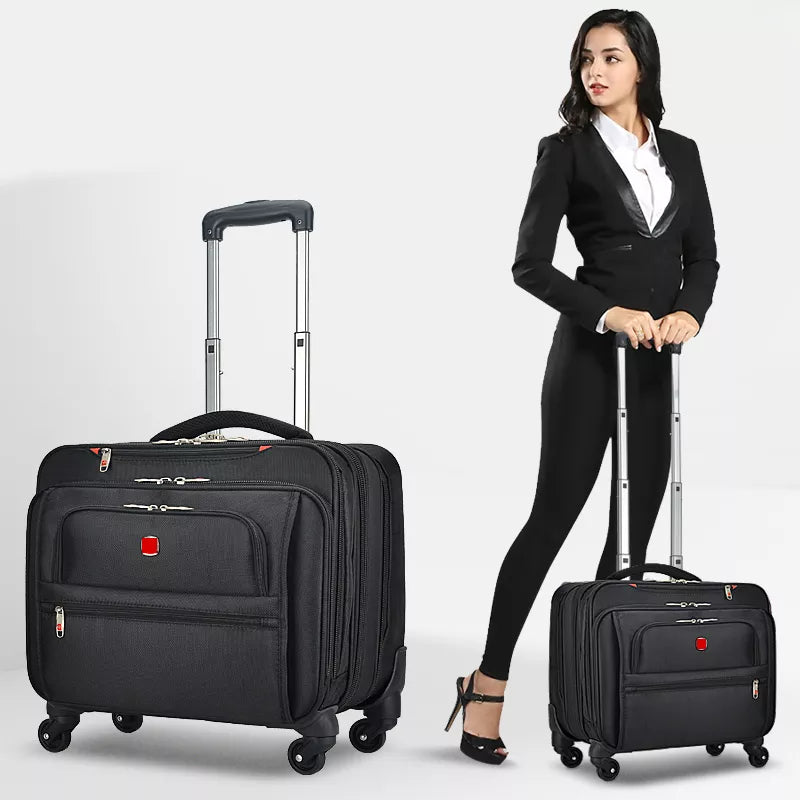 Carry On Wheels Suitcase Trolley Bag vs Travel Bag Trunk