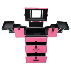 Makeup Toolbox,Multi-layer Beauty Tattoo Trolley Suitcase