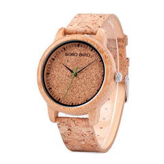 Bamboo Wood Quartz Watch For Men And Women Wristwatches