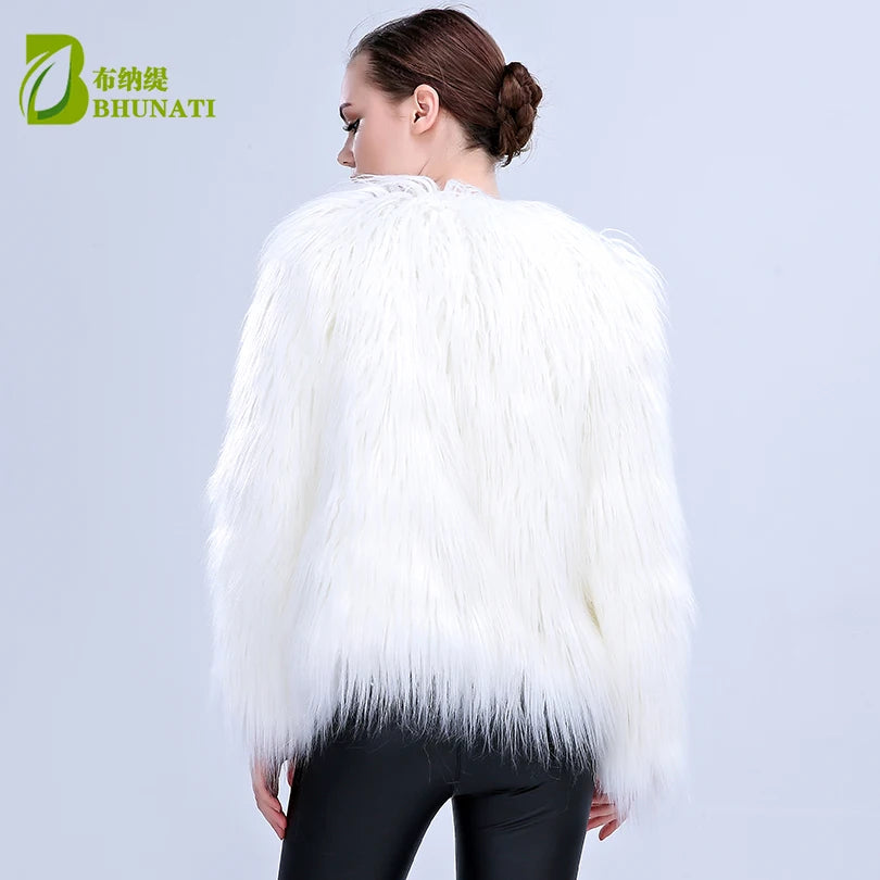 Faux Fur LED Light Coat